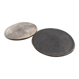 Francisco Martiniz Oaxacan Earth & Smoke Clay Platters, a Pair. Original Price: $216