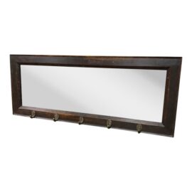 Pottery Barn Pub Mirror With Hanging Hooks
