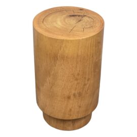 Finished Tree Stump Side Table