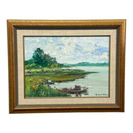 "Water's Edge" Original Oil Painting, Signed