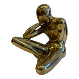 Vintage Modern "Thinker" Sculpture