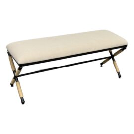 Safavieh Bolivia Linen Upholstered Bench. Original Price: $400