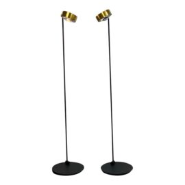 Occio Sento Reading Floor Lamps, Pair. Original Price: $3,840