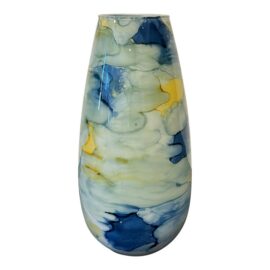 Murano Style Marble Cloud Vase