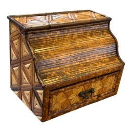 Vintage Bamboo Trinket Box