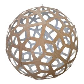 David Trubridge Lighting Coral Pendant Light in Natural Bamboo. Original Price: $1,000