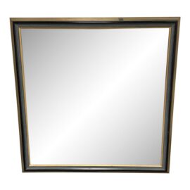 Vintage Square Beveled Frame Mirror