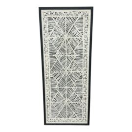 World Market Rice Paper Geo Diamond Shadow Box Wall Art