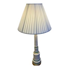Vintage Ceramic Column Table Lamp