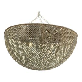 Palecek Quinn Coco Bead Four Light Chandelier. Original Price: $2,700