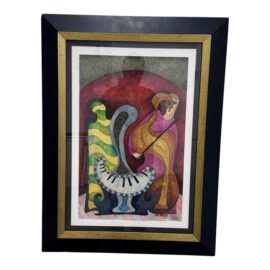 Sergio Astorga Vivid Musicians Artwork, Signed + Framed