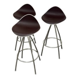 Jesus Gasca for Design Within Reach Onda Counter Stools, Set of Three. Original Price: $2,400