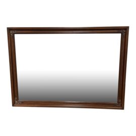 Vintage Mahogany Rectangular Wall Mirror