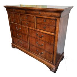 Henredon Cavalier Louis Phiippe Style Cherry Chest of Drawers. Original Price: $6,000