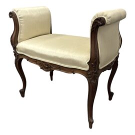 French Louis Philippe Boudoir Bench Seat