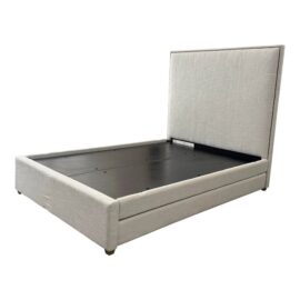 Full Size Restoration Hardware Baby & Child Nailhead Trimmed Trundle Bed