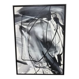Graphic Art "Elimination of Darkness Ii" Art Print, Framed