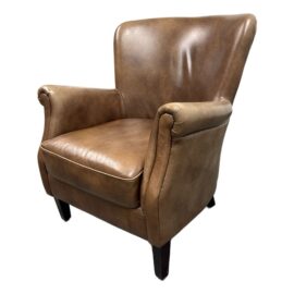 Pottery Barn Rolled Arm Lounge Chair