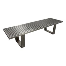 Modway Sauna Stainless Steel Bench. Original Price: $540