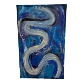 Circa 1998 Loreen Hewitt-Hackett "Wanderlust", Signed Original Acrylic Artwork
