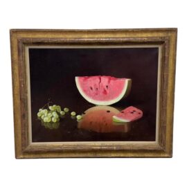 August Albo Still Life Oil on Canvas