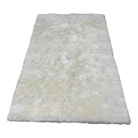 4ft 5in X 5ft 6in Restoration Hardware Suri Alpaca Area Rug. Original Price: $4,500