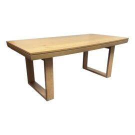 Voglauer Renewable Wild Oak Wood Extension Dining Table With Drawers. Original Price: $9,500