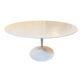 Eero Saarinen for Knoll Studio Tulip Dining Table, 54 Inch. Original Price: $5,460