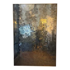 Restoration Hardware Antiqued Glass Mosaic Floor Mirror. Original Price: $11,200