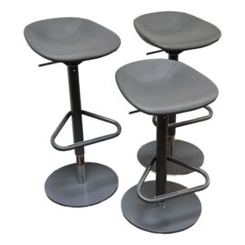 Calligaris Palm Adjustable Counter Stools, Set of Three. Original Price: $4,000