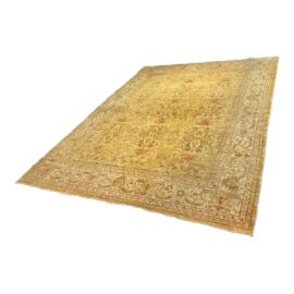9ft 1in × 11ft 11in Saffron + Golden Yellow Oriental Style Area Rug. Original Price: $5,000