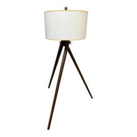 Chapman & Myers for Visual Comfort Wood Tripod Floor Lamp. Original Price: $450