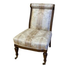 19th Century Victorian Slipper Chair