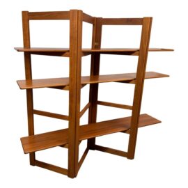 Sun Cabinet Company Folding Teak Book Shelves