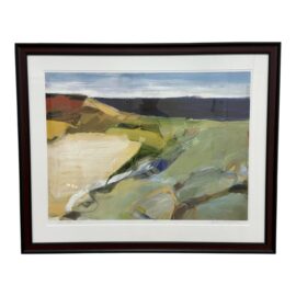 Barbara Rainforth "Aerial Horizon" Landscape Print, Signed + Dated
