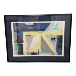 Abstract Landscape Art Work, Signed With Title