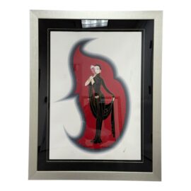 Circa 1990 Erté "Crystal Mask" Serigraph, Framed
