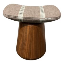 Mid 20th Century Teak Wood Stool. Original Price $1,425