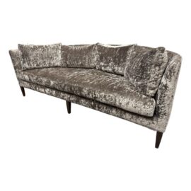 Ransom Culler for Thayer Coggin Parker Crushed Velvet Sofa. Original Price: $5,400
