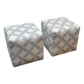 NEW Lee Industries Custom 9077-00c Ottomans, Pair. Original Price $1,600