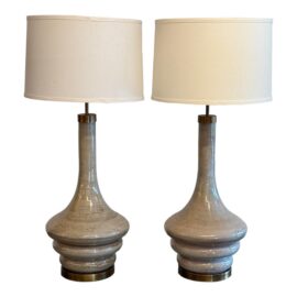NEW Mr. Brown London Tamarind Table Lamps, Pair. Original Price: $1,500