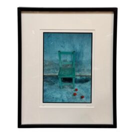 Jeffrey Becon "Green Chair With Hibiscus", Signed + Numbered