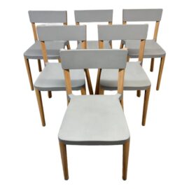 Michael Young for Emeco Lancaster Dining Side Chairs, Set of Six. Original Price: $4,980