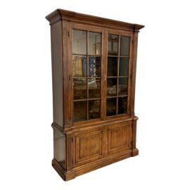Plantation Style China Two Piece Cabinet