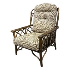 McGuire Furniture Cathedral Back Arm Chair