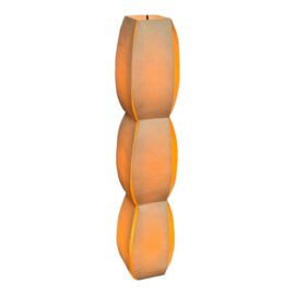 Asian Influenced Metal + Paper Lantern Table Lamp