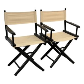 Pier One Imports Folding Directors Chairs, Pair