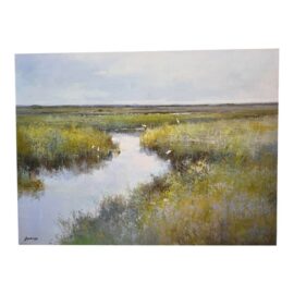 Jenkins Giclée Art Print of Marshland, Signed. Original Price: $2,500