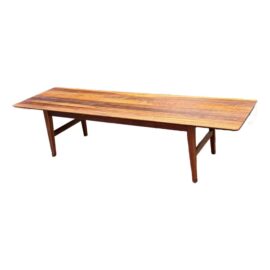 Vintage Mid 20th Century Plank Style Coffee Table