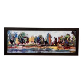 Michael Longo, Kaleidoscope I Giclee on Canvas, Framed. Original Price: $400